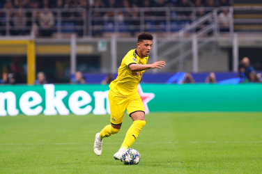 Jadon Sancho showing is talent at Dortmund